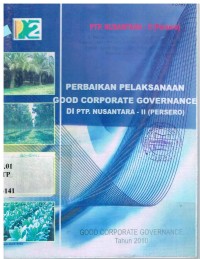 Perbaikan Pelaksanaan Good Corporate Governance