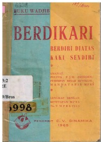 Berdiri Dikaki Sendiri (BERDIKARI)