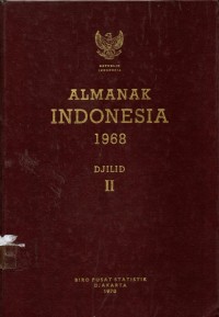 Almanak Indonesia 1968 Djilid II