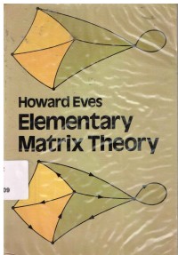 Howard Eves Elementary Matrix Theory