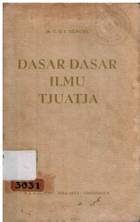 Dasar-Dasar Ilmu Tjuatja
