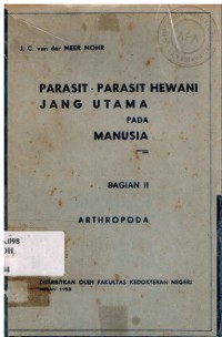 Parasit parasit jang utama pada manusia