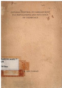 Natural Control in Cabbage Root Fly Population and Influence of Chemicals