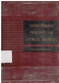 Thermodynamic Principles for Chemical Engineers
