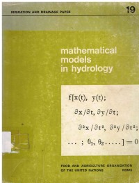 Mathematical Models in Hydrology