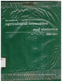 FAO Studies in Agricultural Economics and Statistics 1952-1977