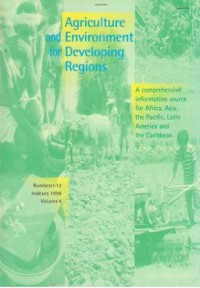 Agriculture and Environment for Developing Regions Vol. 3 No. 11 November 1998