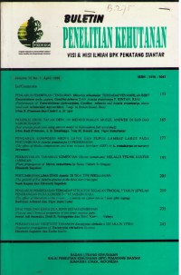 Buletin Penelitian  Kehutanan Volume 15 Nomor 1 Januari 1999