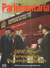 Buletin Parlementaria Nomor: 1023/I/X/2018 September 2018