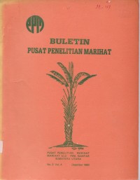 BULETIN PUSAT PENELITIAN MARIHAT NO. 3 VOL. 4 DESEMBER 1983