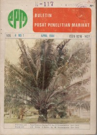 BULETIN PUSAT PENELITIAN MARIHAT VOL.4 NO. 1 April 1984