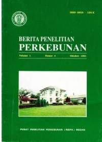 Berita Penelitian Perkebunan Volume 1 Nomor 4 Oktober 1991