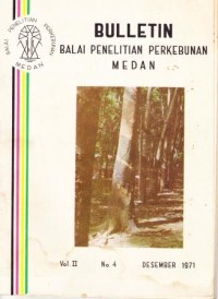 Bulletin Balai Penelitian Perkebunan Volume 2 Nomor 4 Desember 1971