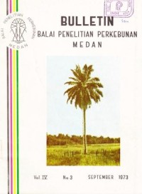 Bulletin Balai Penelitian Perkebunan Volume 4 Nomor 3 September 1973