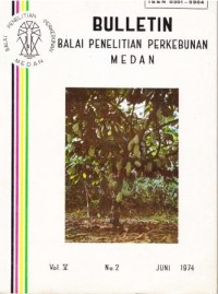 Bulletin Balai Penelitian Perkebunan Volume 5 Nomor 2 Juni 1974
