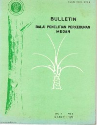 Bulletin Balai Penelitian Perkebunan Volume 7 Nomor 1 Maret 1976
