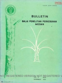 Bulletin Balai Penelitian Perkebunan Medan Volume 8 Nomor 4 Desember 1977