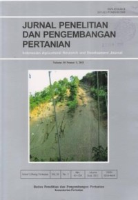 Jurnal Penelitian dan Pengembangan Pertanian Volume 30 Nomor 1 September 2011