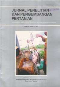 Jurnal Penelitian dan Pengembangan Pertanian Volume 20 Nomor 2 Tahun 2001