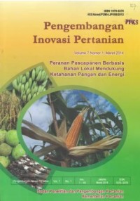 Pengembangan Inovasi Pertanian Volume 7 Nomor 1 Maret 2014
