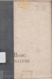 Basic Analysis