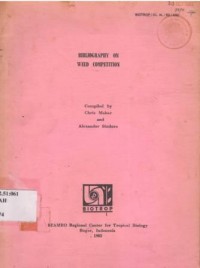 Bibliography on weed competition