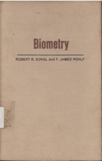 Biometry: The principles and practice of statistics in biological research