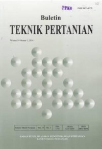 Buletin Teknik Pertanian Volume 19 Nomor 1 April 2014