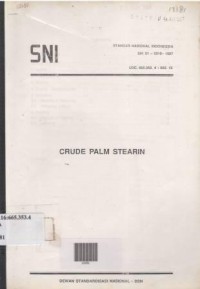 Crude Palm Stearin