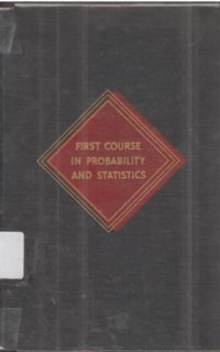 First Course in Probability and Statistics