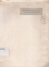 Undang-Undang Republik Indonesia No.12 tahun 1992 Tentang sistem budidaya tanaman
