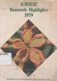 Icrisat research highlichts 1979