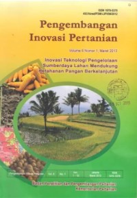 Pengembangan Inovasi Pertanian Volume 6 Nomor 1, Maret 2013