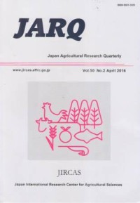 Japan Agricultural Research Quarterly ( JARAQ ) Vol. 50 No. 2 April 2016