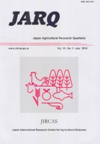 Japan Agricultural Research Quarterly ( JARAQ ) Vol. 50 No. 3 July 2016