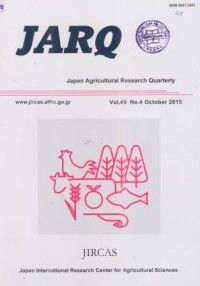 Japan Agricultural Research Quarterly ( JARAQ ) Vol. 49 No. 4 October 2015