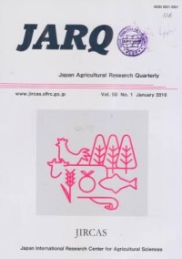 Japan Agricultural Research Quarterly ( JARAQ ) Vol. 50 No. 1 January 2016