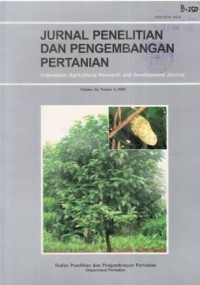 Jurnal Penelitian dan Pengembangan Pertanian Volume 24 Nomor 4 Tahun 2005