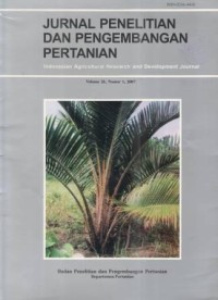 Jurnal Penelitian dan Pengembangan Pertanian Volume 26 Nomor 1 Tahun 2007