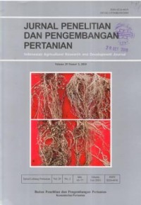 Jurnal Penelitian dan Pengembangan Pertanian Volume 29 Nomor 2 Tahun 2010