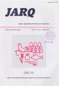 Japan Agricultural Research Quarterly ( JARAQ )Vol. 47 No. 2 April 2013