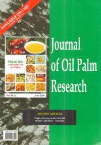 Journal of Oil Palm Research (JOPR) Vol. 28 (2) June 2016