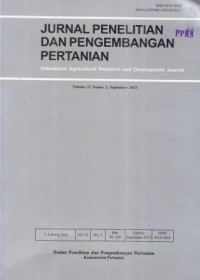 Jurnal Penelitian dan Pengembangan Pertanian Volume 32 Nomor 3 September 2013