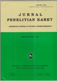 Jurnal Penelitian Karet Volume 33 Nomor 2 Oktober Tahun 2015