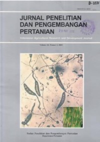 Jurnal Penelitian dan Pengembangan Pertanian Volume 24 Nomor 3 Tahun 2005