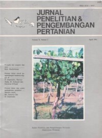 Jurnal Penelitian dan Pengembangan Pertanian Volume X Nomor 2 April 1991