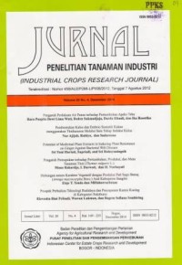 Jurnal Penelitian Tanaman Industri Volume 20 No. 4 Desember  2014