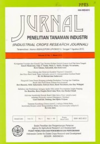 Jurnal Penelitian Tanaman Industri Volume 21 No. 1 Maret  2015