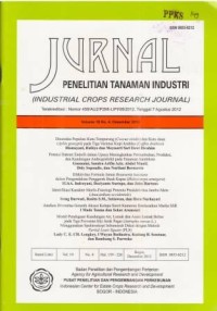 Jurnal Penelitian Tanaman Industri Volume 19 No. 4 Desember 2013