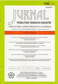 Jurnal Penelitian Tanaman Industri Volume 20 No. 1 Maret 2014